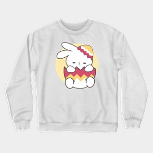 Easter Egg Excitement: Loppi Tokki Gets Ready for Easter by Coloring Vibrant Eggs! Crewneck Sweatshirt